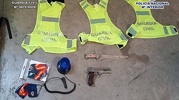 Imagen de más efectos intervenidos al grupo criminal que actuaba en Villena