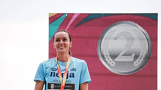 Herminia Parra, Paula Sevilla e Irene Sánchez-Escribano, medallas de plata en el campeonato de España de atletismo