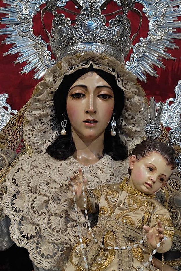 La Virgen de los Ángeles en sus Misterios Gozosos
