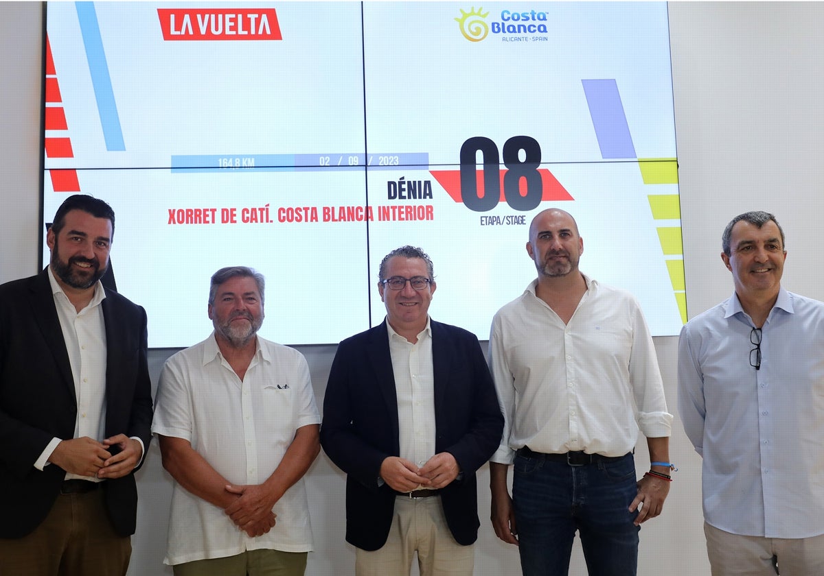 Presentación de la etapa de La Vuelta Ciclista a España que recorrerá  la provincia de Alicante