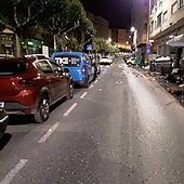 Un conductor ebrio impacta contra la terraza de un bar en Lugo, se da a la fuga y presenta un carné de conducir «de fantasía»