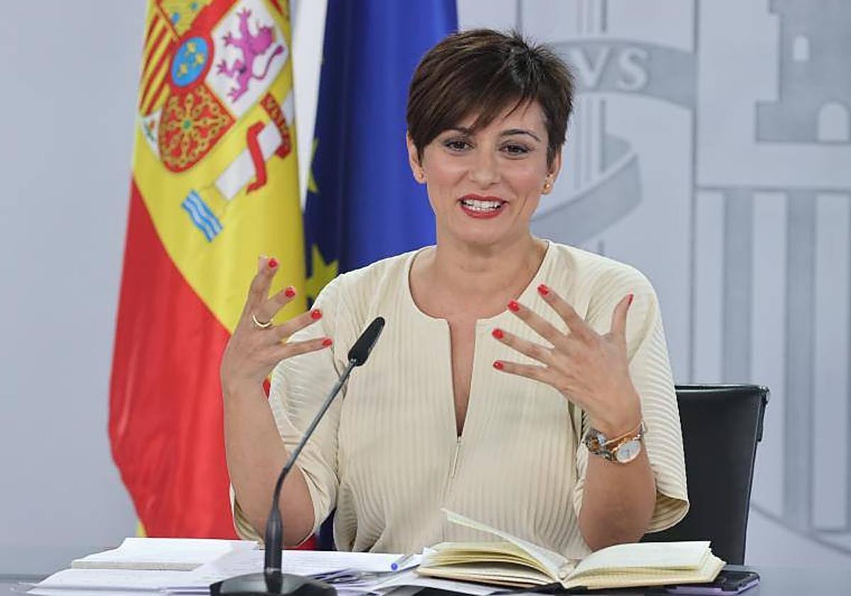 La portavoz del Gobierno en funciones, Isabel Rodríguez