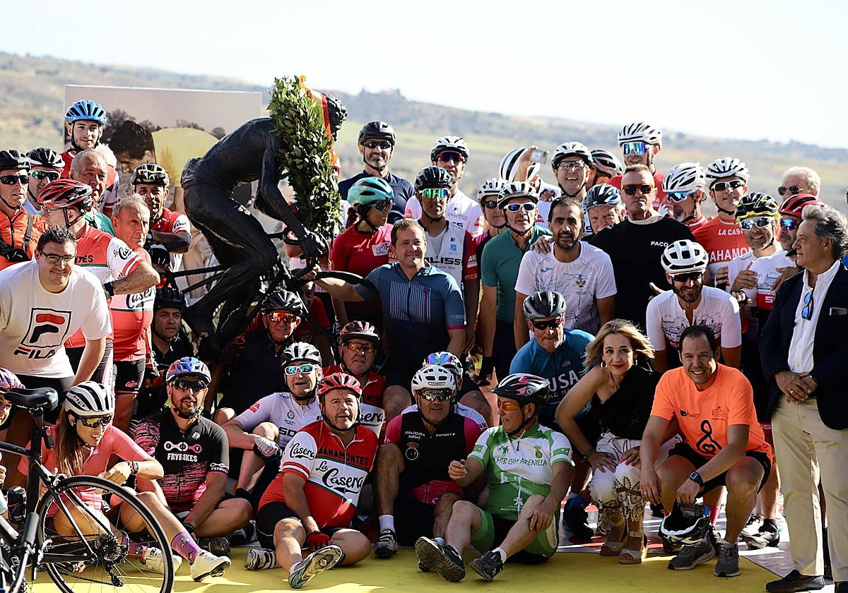 Homenaje realizado el pasado mes de julio, el día que cumplió 95 años