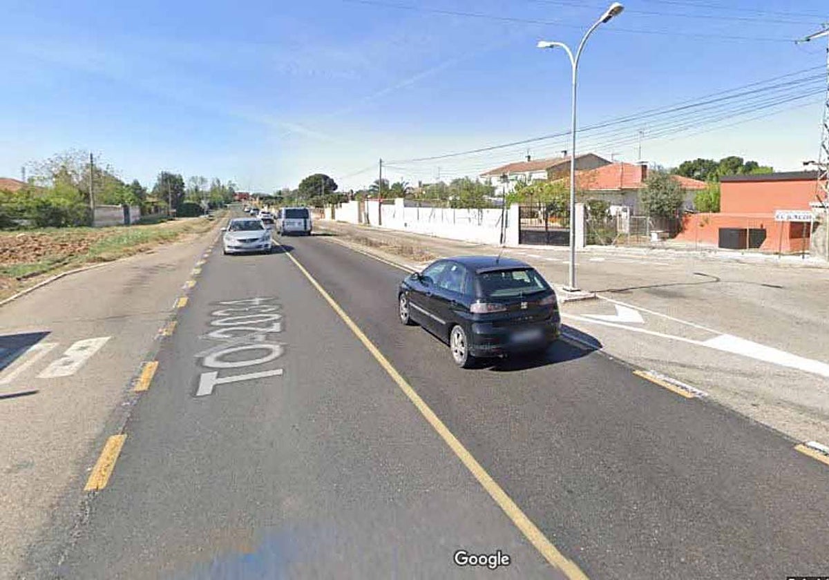 El atropello se produjo en la carretera TO-2034, a la altura de la urbanización El Gallo