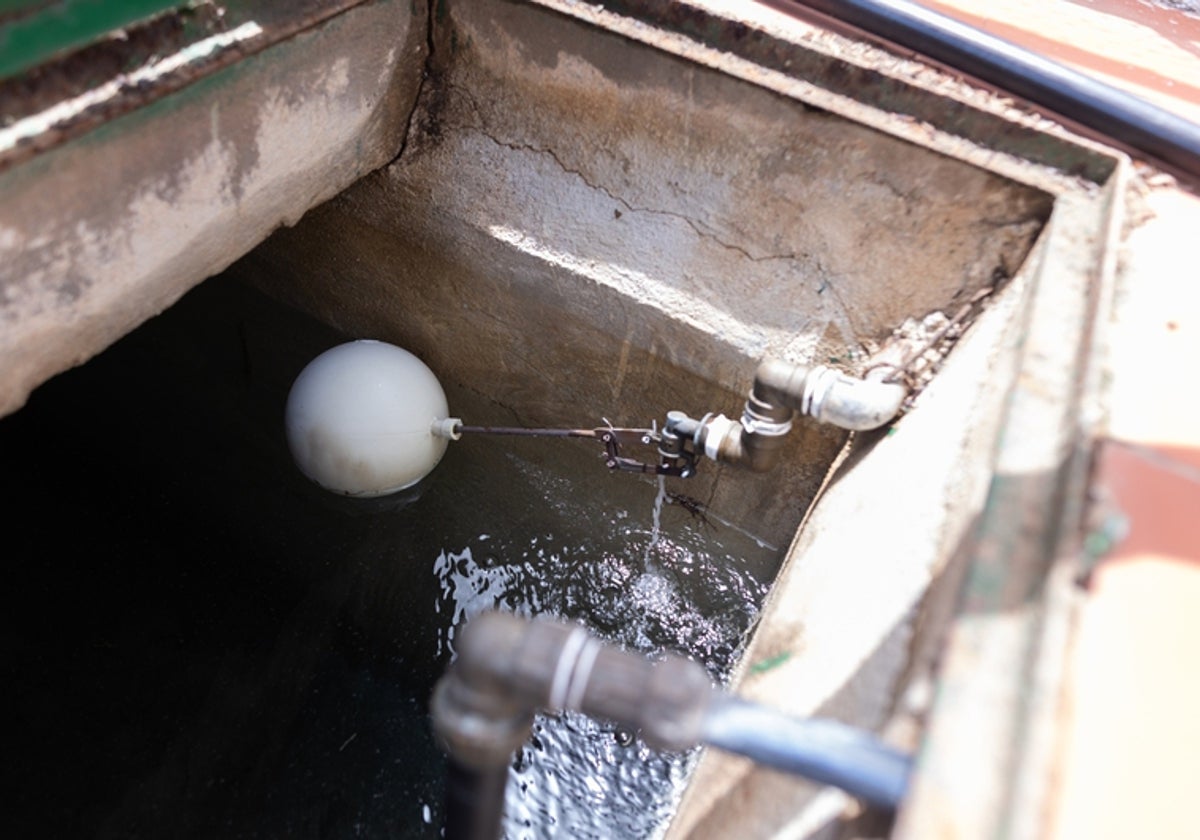 Depósito de agua en Casabermeja