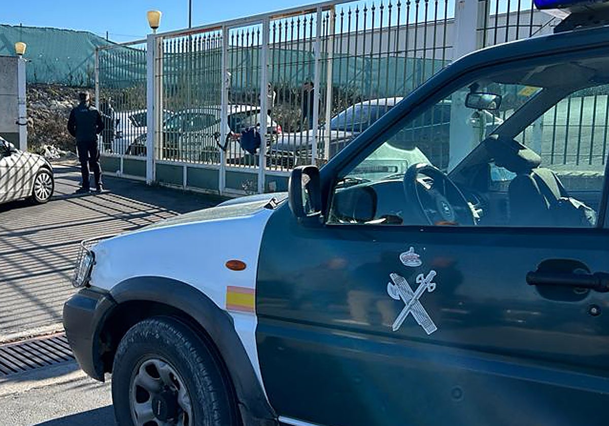 Un coche de la Guardia Civil