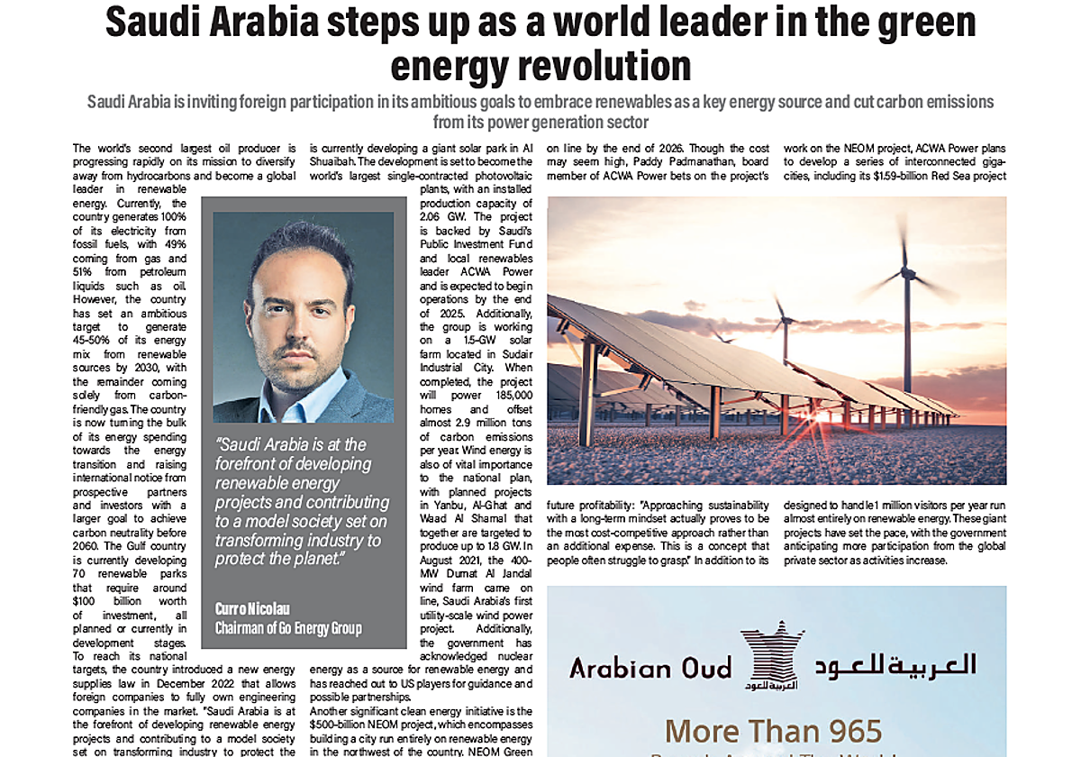 El ejecutivo valenciano Curro Nicolau, en el reportaje publicado por The Wall Street Journal.