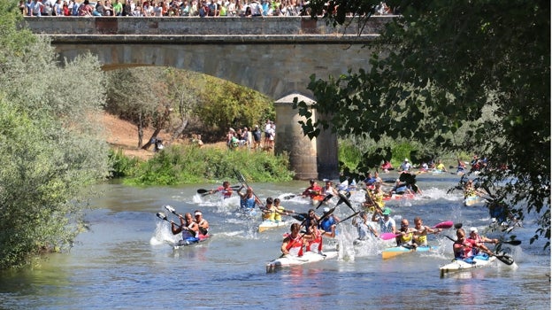 Descenso del Pisuerga en Alar del Rey (Palencia)