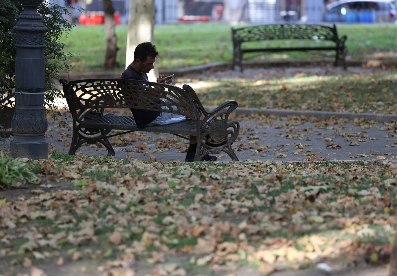 Colón, imagen otoñal en pleno agosto