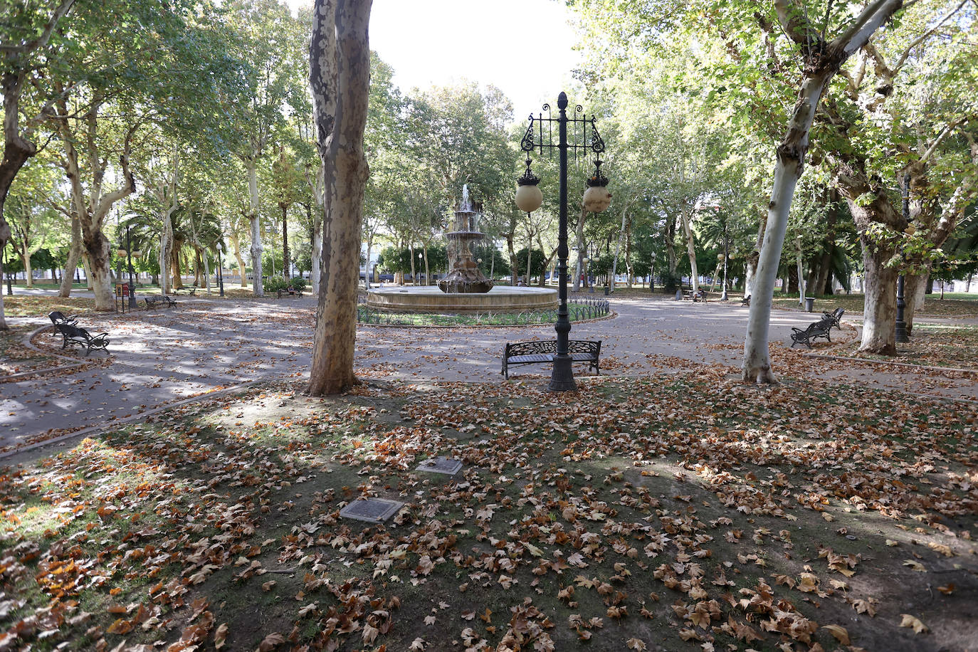 Colón, imagen otoñal en pleno agosto