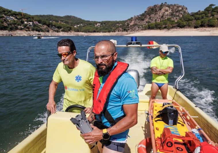 El equipo que acompañó a ABC durante el patrullaje por el pantano de San Juan