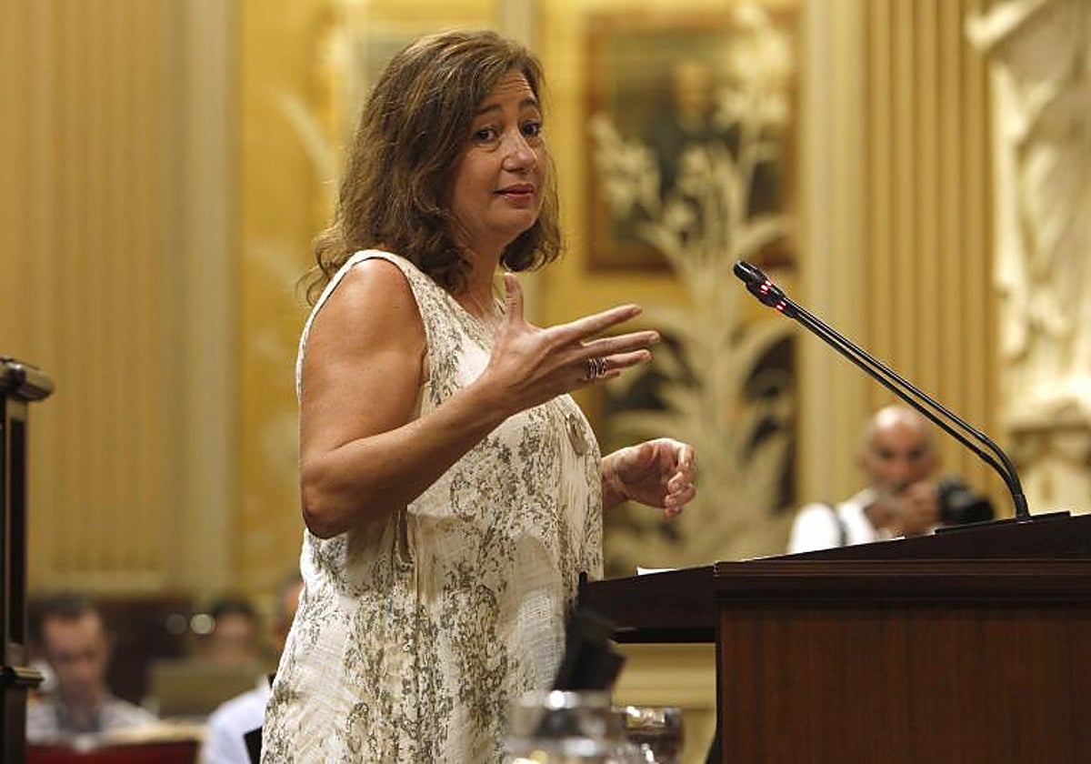La expresidenta de Baleares y ahora candidata socialista a presidir el Congreso