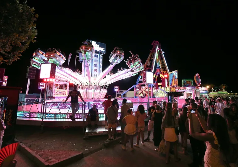 Una atracción en el recinto ferial de Toledo