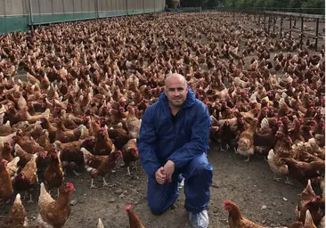 Rubén Martínez, empresario: «Me llaman friki pero un día decidí que mis gallinas debían estar en libertad»