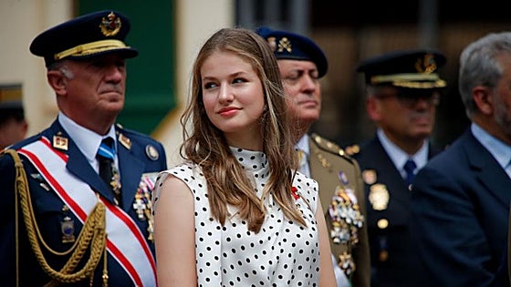 La Princesa de Asturias, dama cadete desde este jueves