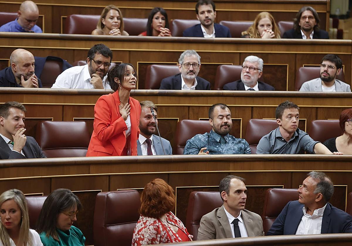 La diputada de Sumar Tesh Sidi señala el olvido de la mesa de edad