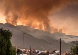 El incendio de Tenerife avanza sin control con más de 7.600 personas confinadas o evacuadas
