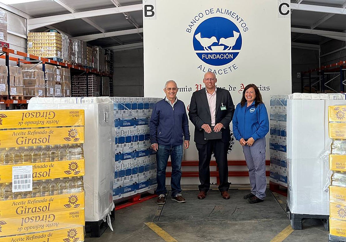 Donación realizada al Banco de Alimentos de Albacete
