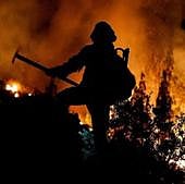 Las hectáreas afectadas por el incendio de Tenerife suben a 8.400 y el viento podría «complicar» la noche