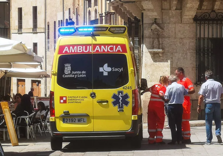 Los servicios de salud atienden a un hombre que ha sufrido un golpe de calor en Ciudad Rodrigo (Salamanca)