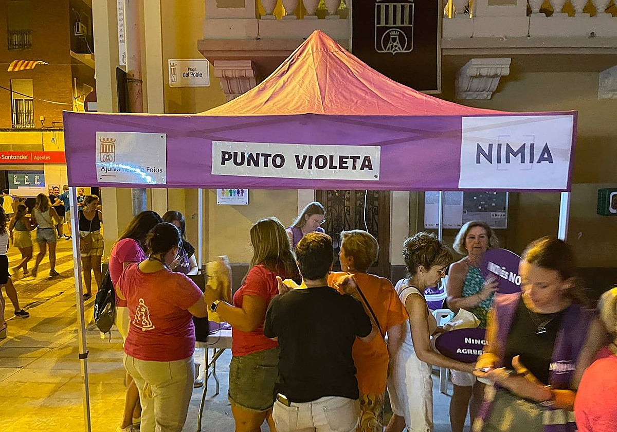 Imagen de archivo de un 'Punto Violeta' en Foios (Valencia)