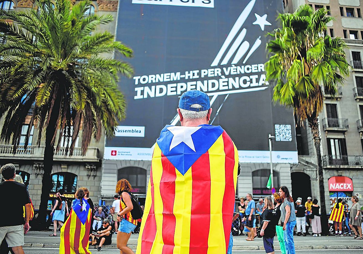 Una imagen de la Diada de 2022
