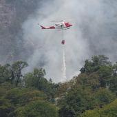 La pedrada que dejó inoperativo un helicóptero contraincendios en Tenerife la lanzó un vecino de 80 años