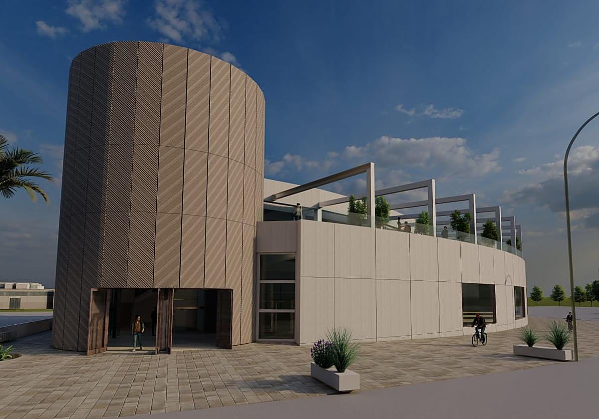 Infografia del nuevo espacio comercial que promueve Bernacor