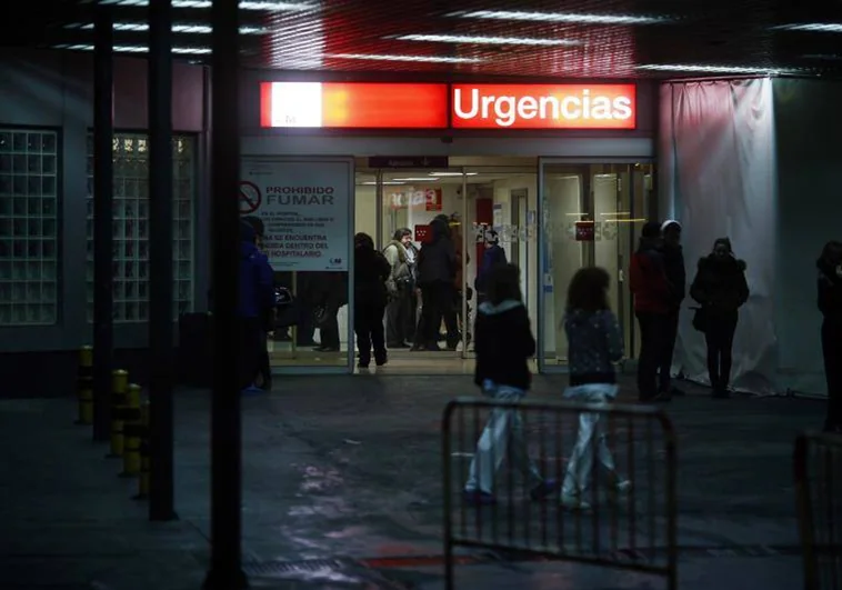 Entrada al Departamento de Emergencias de La Paz, en una imagen de archivo