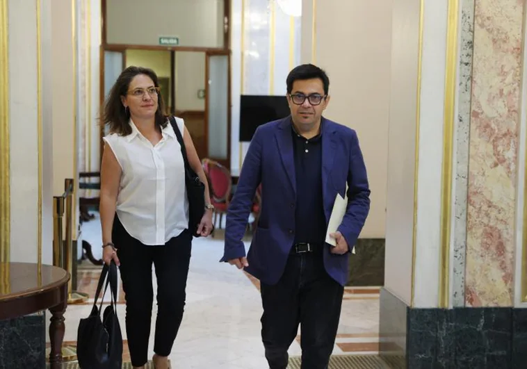 Gerardo Pisarello a su llegada a la primera reunión de la Mesa del Congreso