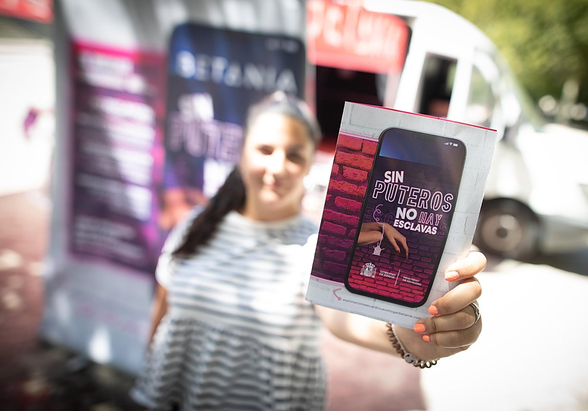 Folleto divulgado por la asociación Nuevo Hogar Betania.