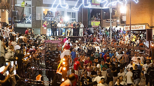 Encierro durante las fiestas de 'Sanse' del año pasado