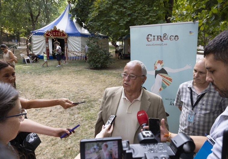 El consejero de Cultura, Turismo y Deporte de Castilla y León, Gonzalo Santonja