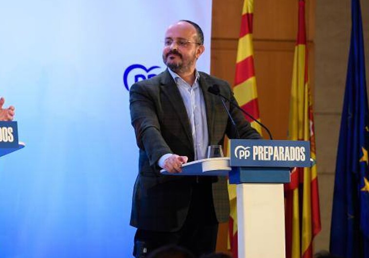 El líder del PP catalán, Alejandro Fernández