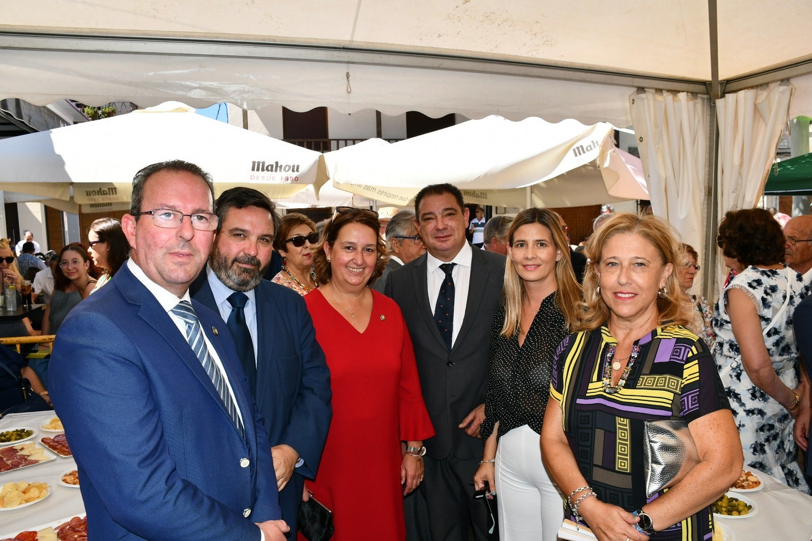 La presidenta de la Diputación, Conchi Cedillo, junto a los vicepresidentes Joaquín Romera y Juan Carlos Sánchez