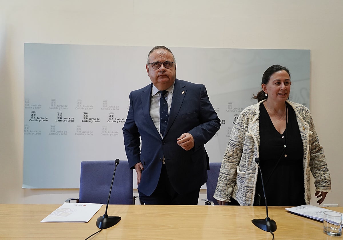 Vázquez, ayer en rueda de prensa en Valladolid