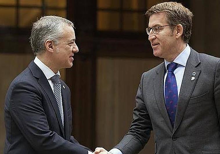 Urkullu esquiva a Feijóo y le insiste en que negocie la investidura con ...