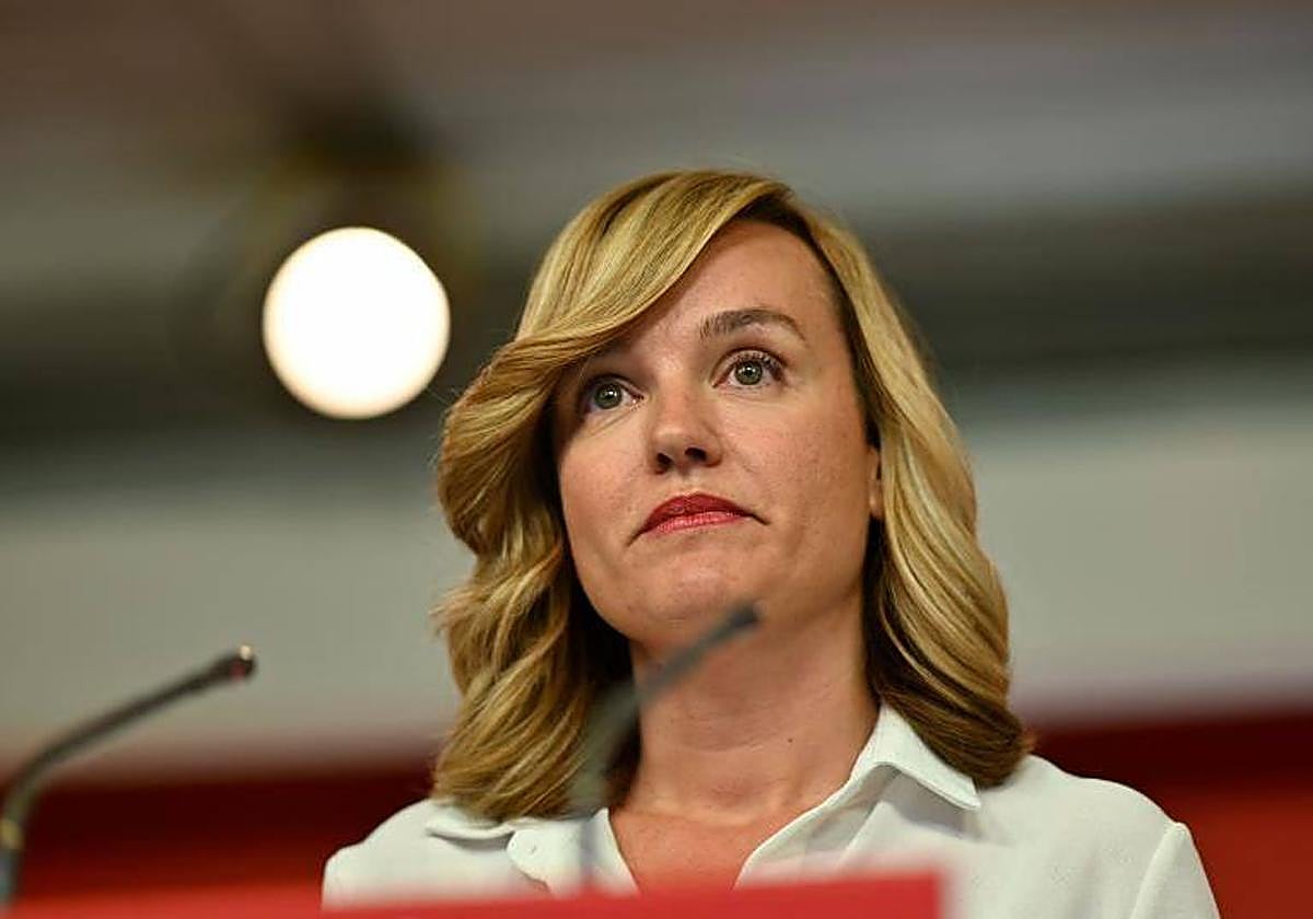 La portavoz socialista y ministra de Educación en funciones, Pilar Alegría