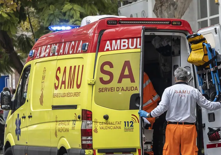 Imagen de archivo de una ambulancia