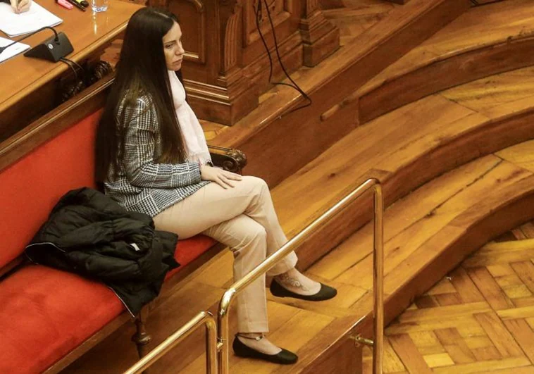 Rosa Peral, durante el juicio en la Audiencia de Barcelona