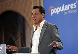 Juanma Moreno abre este domingo el curso político de los populares andaluces en Málaga