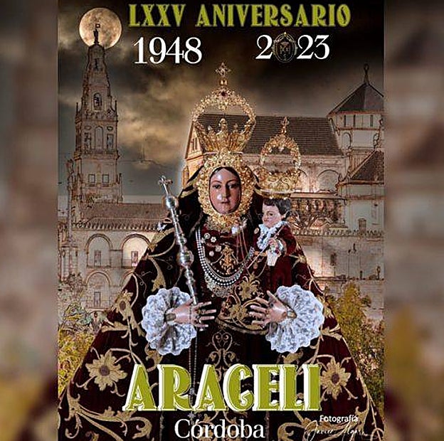 Cartel conmemorativo obra del artista Javier Algar