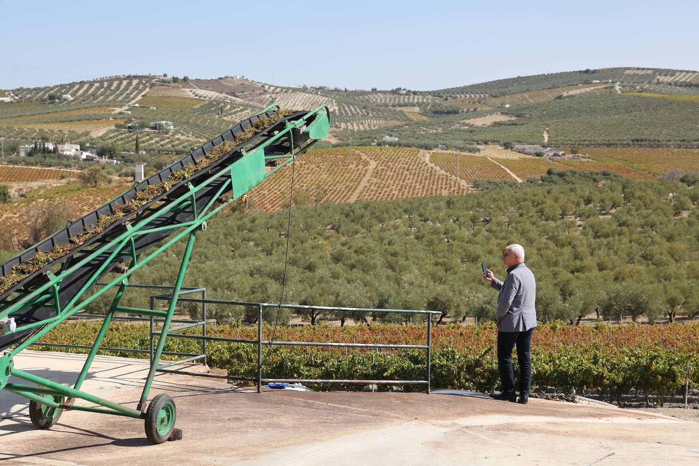La visita de los ministros de Agricultura de la UE a Bodegas Alvear de Montilla