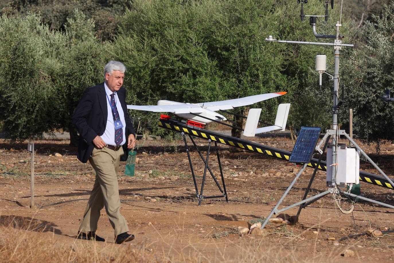 La visita de los ministros de Agricultura de la UE a la innovadora finca de Rabanales