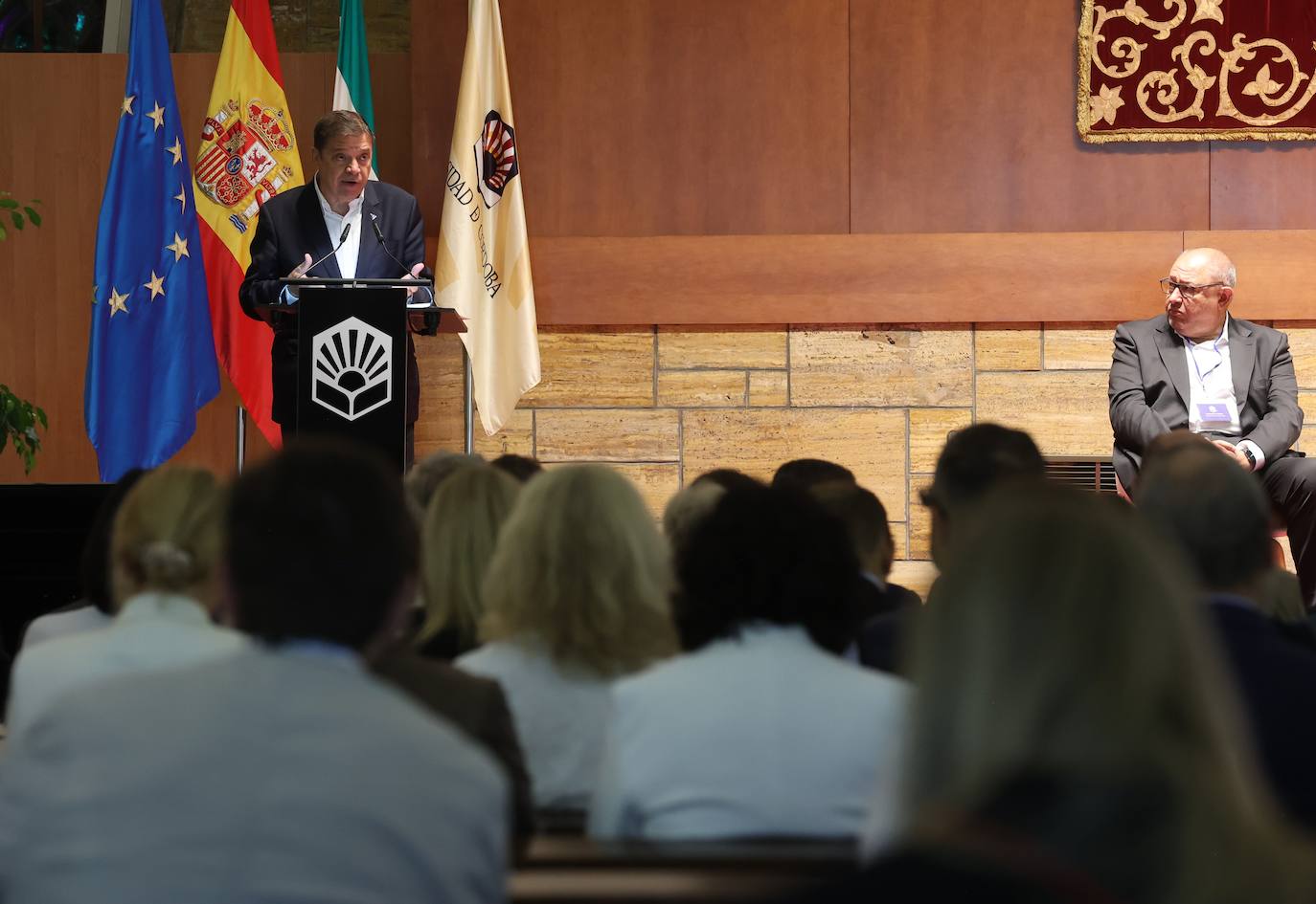 La visita de los ministros de Agricultura de la UE a la innovadora finca de Rabanales