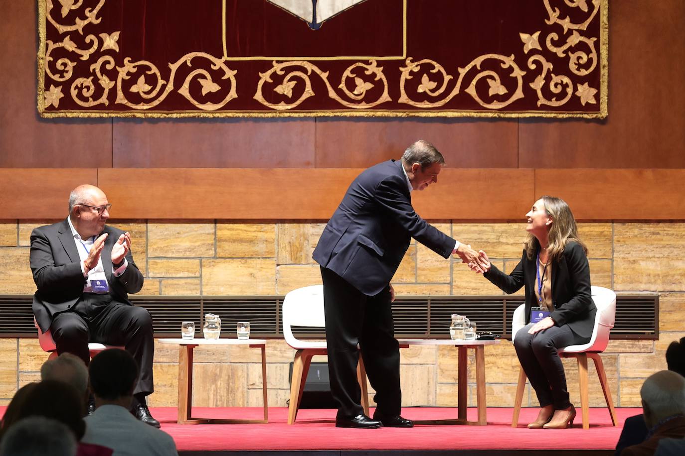 La visita de los ministros de Agricultura de la UE a la innovadora finca de Rabanales