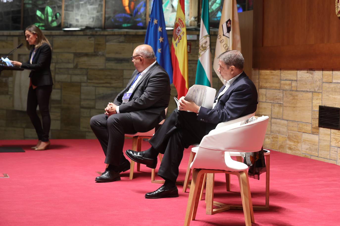 La visita de los ministros de Agricultura de la UE a la innovadora finca de Rabanales