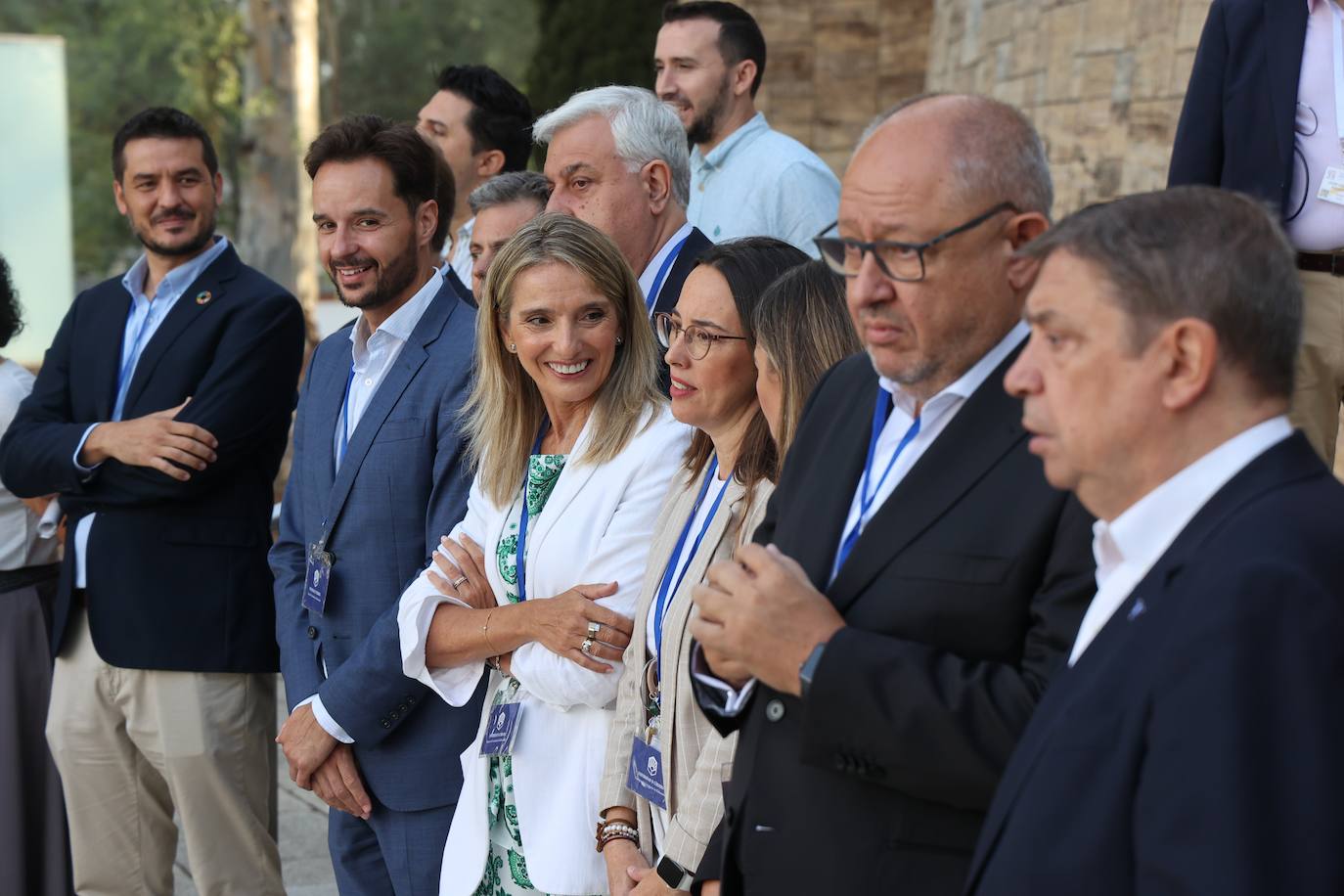 La visita de los ministros de Agricultura de la UE a la innovadora finca de Rabanales