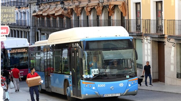 Uno de los autobuses que Madrid ha cedido a Toledo