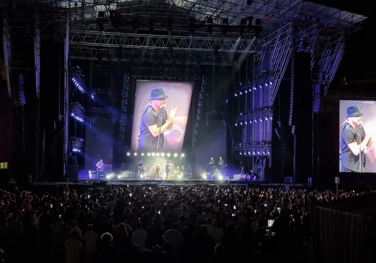 Concierto de El Barrio, durante el Festival de Albacete